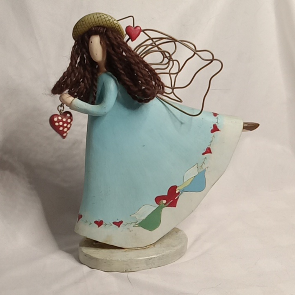Angel Vtg. Russ Country Gatherings hand painted